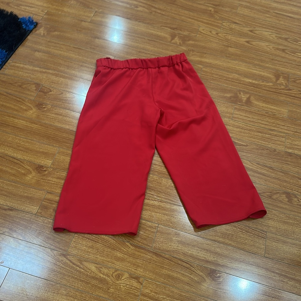 Vibrant Red Culottes - Picture 6 of 7